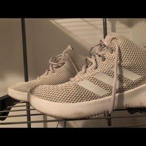 Grey/Beige High-Top Adidas